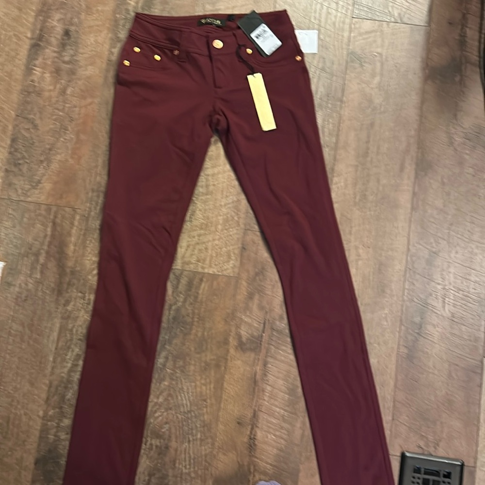 Guess Burgandy Jeggings - Jenna Skinny Pants